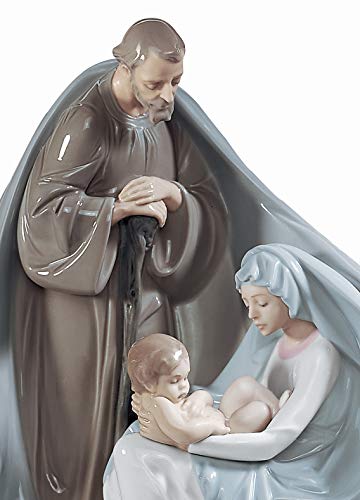 Lladró Sculture Nascita Di Gesù Figurina Sacra Famiglia Porcellana