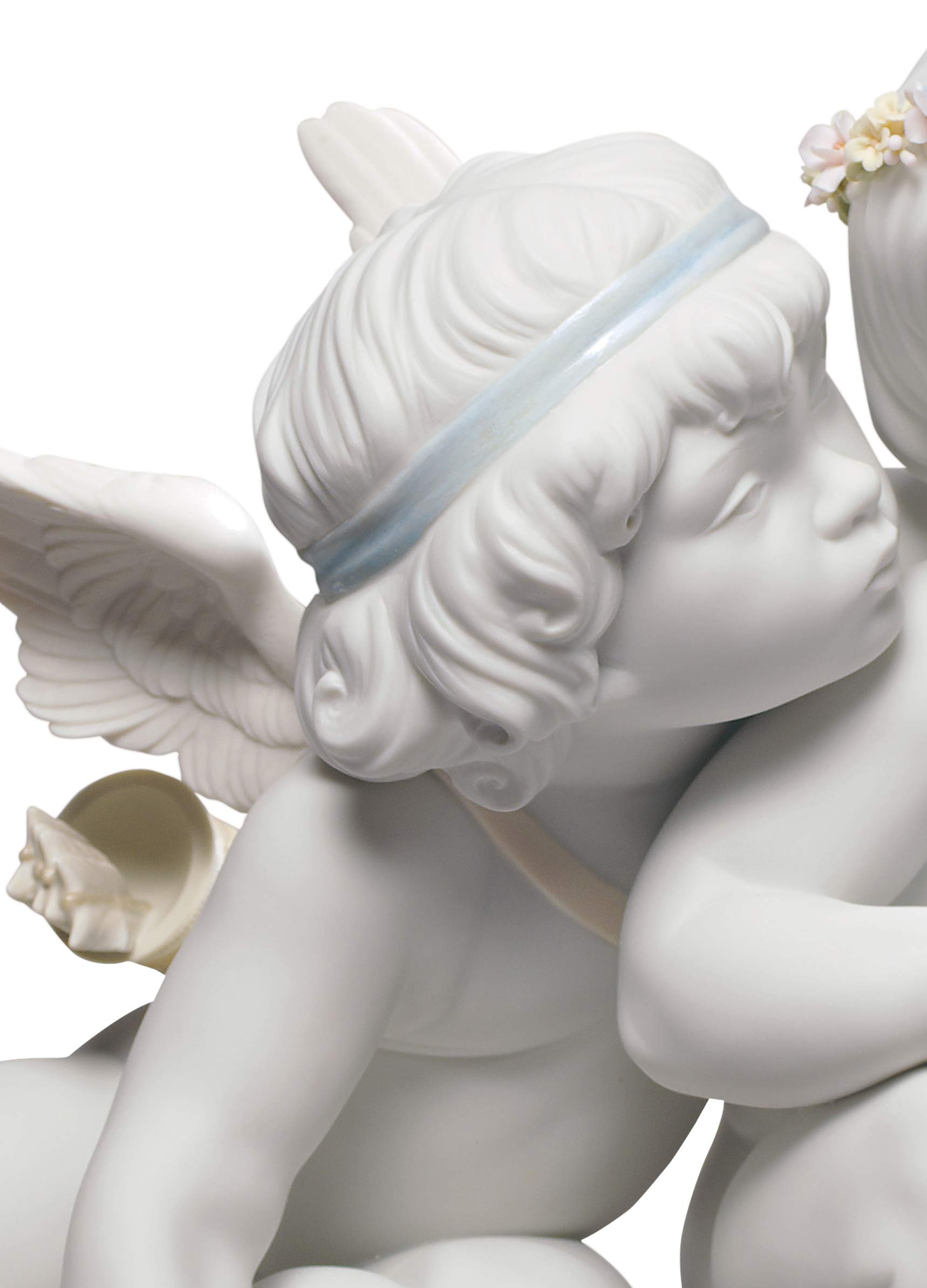 Lladró Sculture Amore e Psiche figurina piccolo angelo