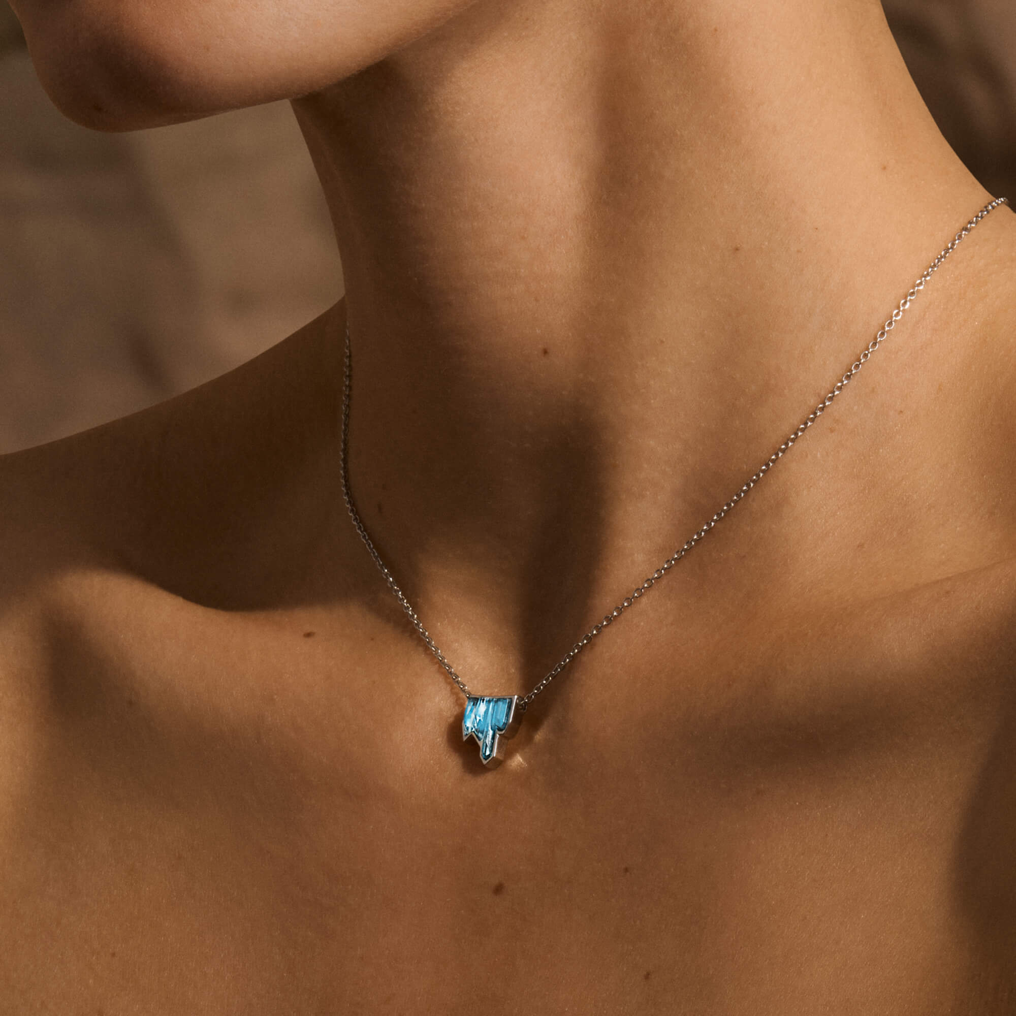 René Lalique Terramineral Collana Blu Persépolis Unica