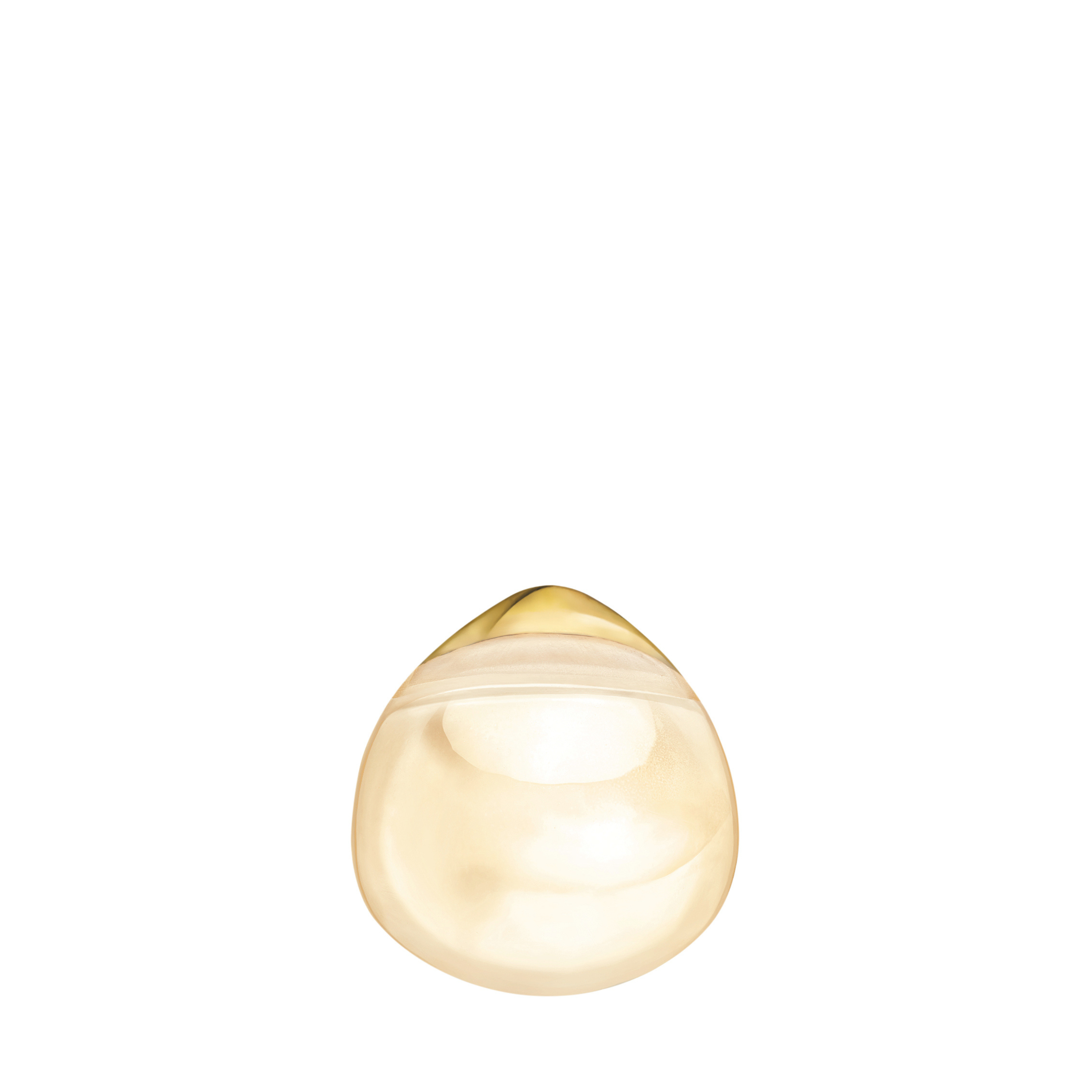 Lalique Cabochon Orecchini Cristallo Placcato Oro 18K TU