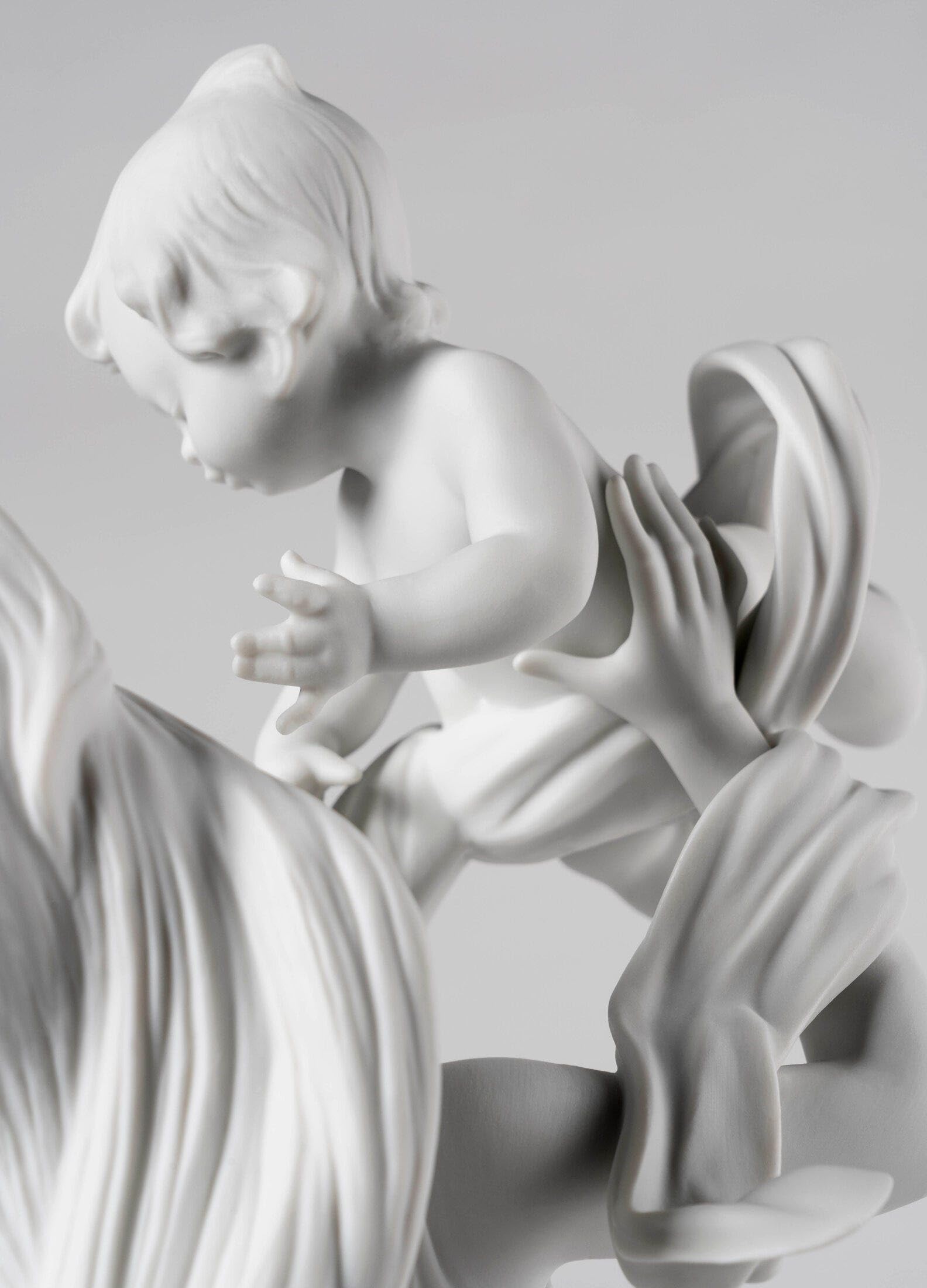 Lladró Madre Mio Bellissimo Bebè Figurina Bianco Mate