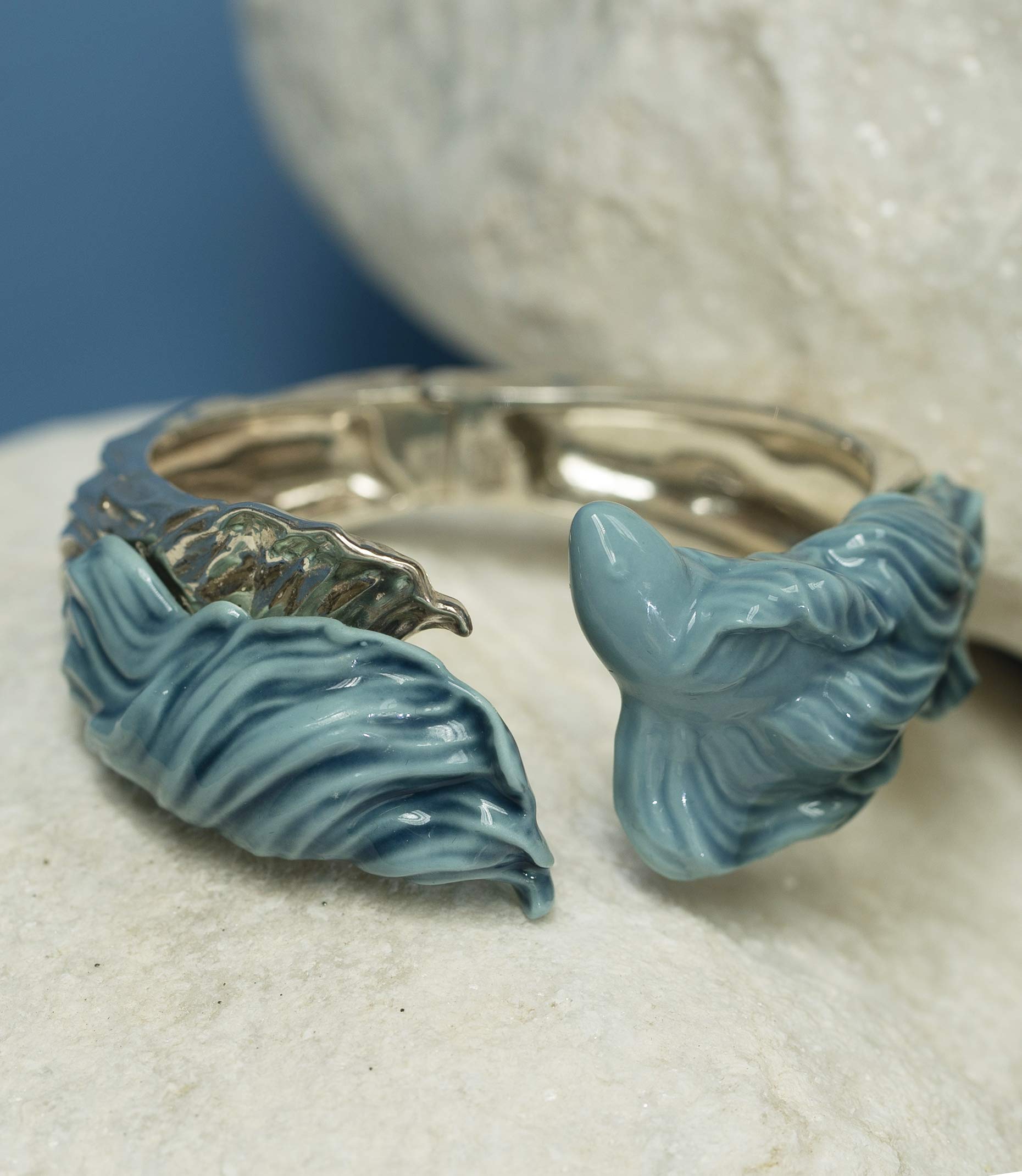 Lladró Gioielli Aquarium Bracciale Rigido Porcellana