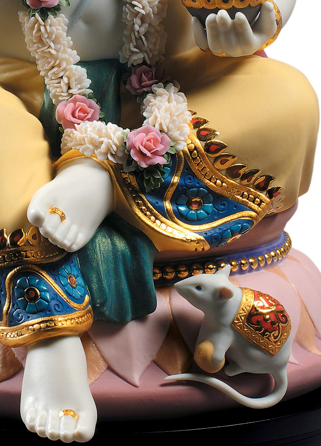 Lladró Alta Porcellana Lord Ganesha scultura limitata