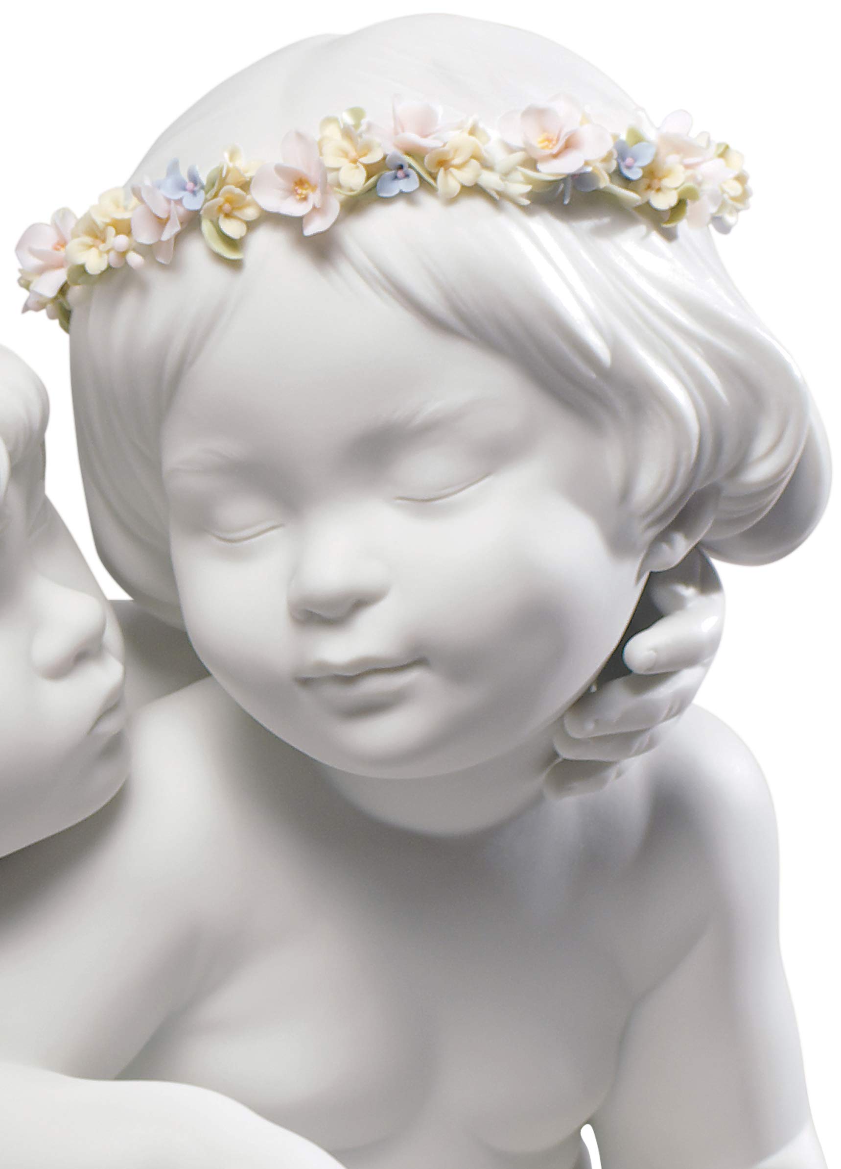 Lladró Sculture Amore e Psiche figurina piccolo angelo