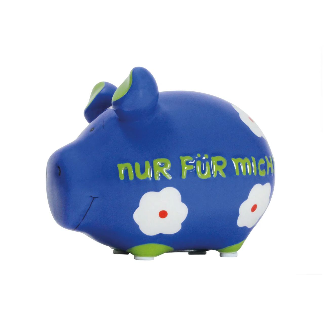 Sparschwein Company Kleinschweine Nur für mich salvadanaio fiori blu