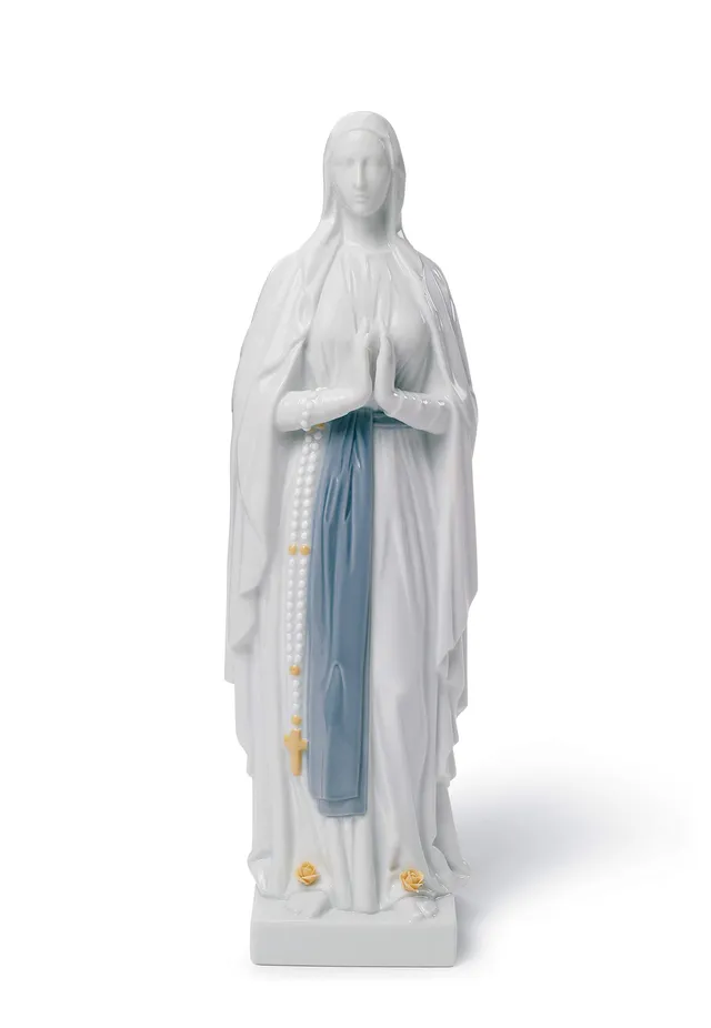 Lladró Sculture Nostra Signora di Lourdes statua porcellana