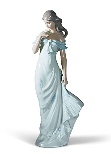 Lladró Sculture Sussurro dei Fiori figurina donna fiori