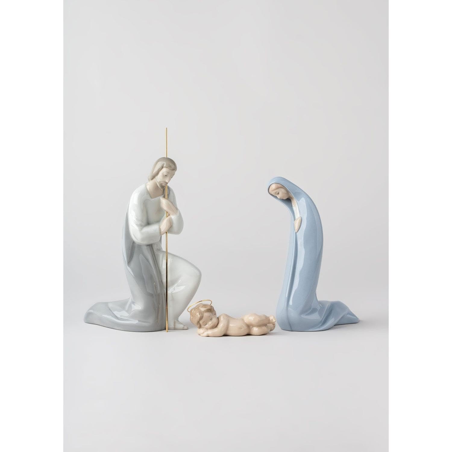 Lladró Sculture Natività Gesù Bambino III statuetta presepe porcellana