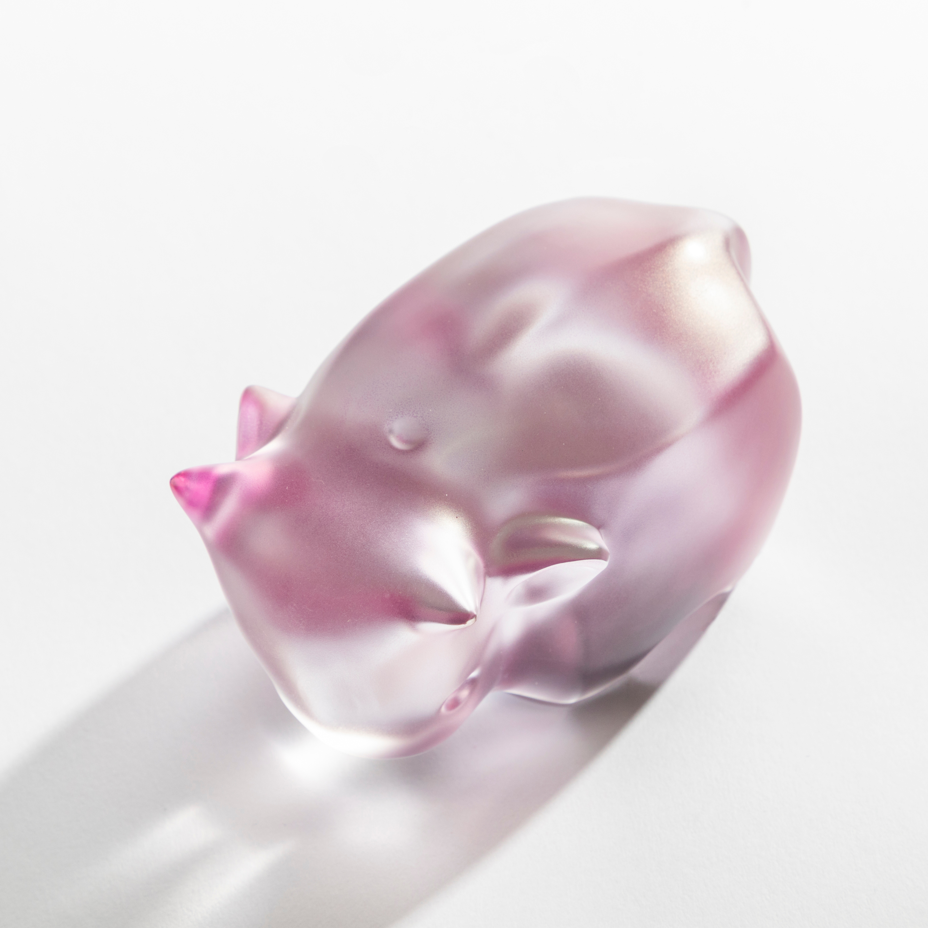 Lalique Niu Wang Wang scultura cristallo rosa Han Meilin 2025