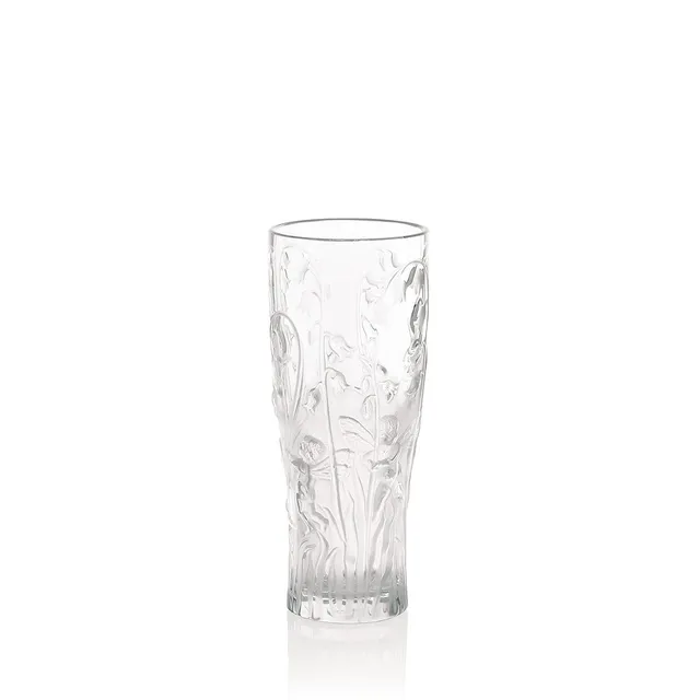 Lalique Elfes vaso in cristallo incolore fatto a mano