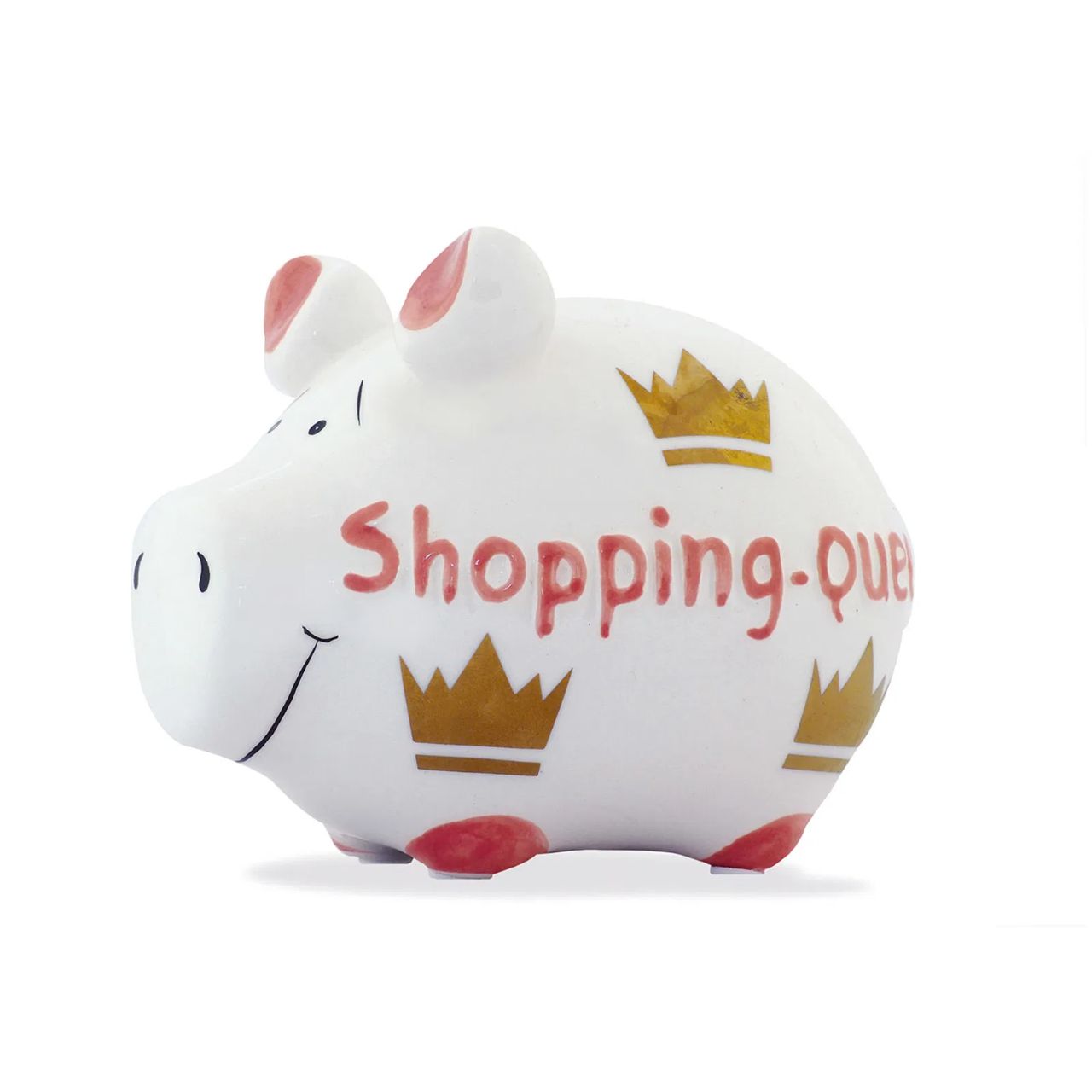 Sparschwein Company Shopping Queen Salvadanaio piccolo rosa