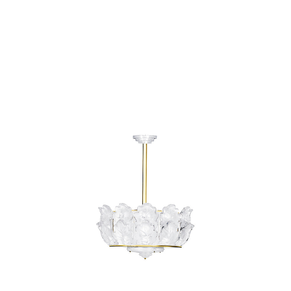 Lalique Chêne lampadario cristallo 12 elementi