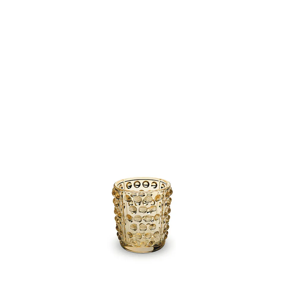 Lalique Mossi Votivo Portacandela Cristallo Oro Singolo