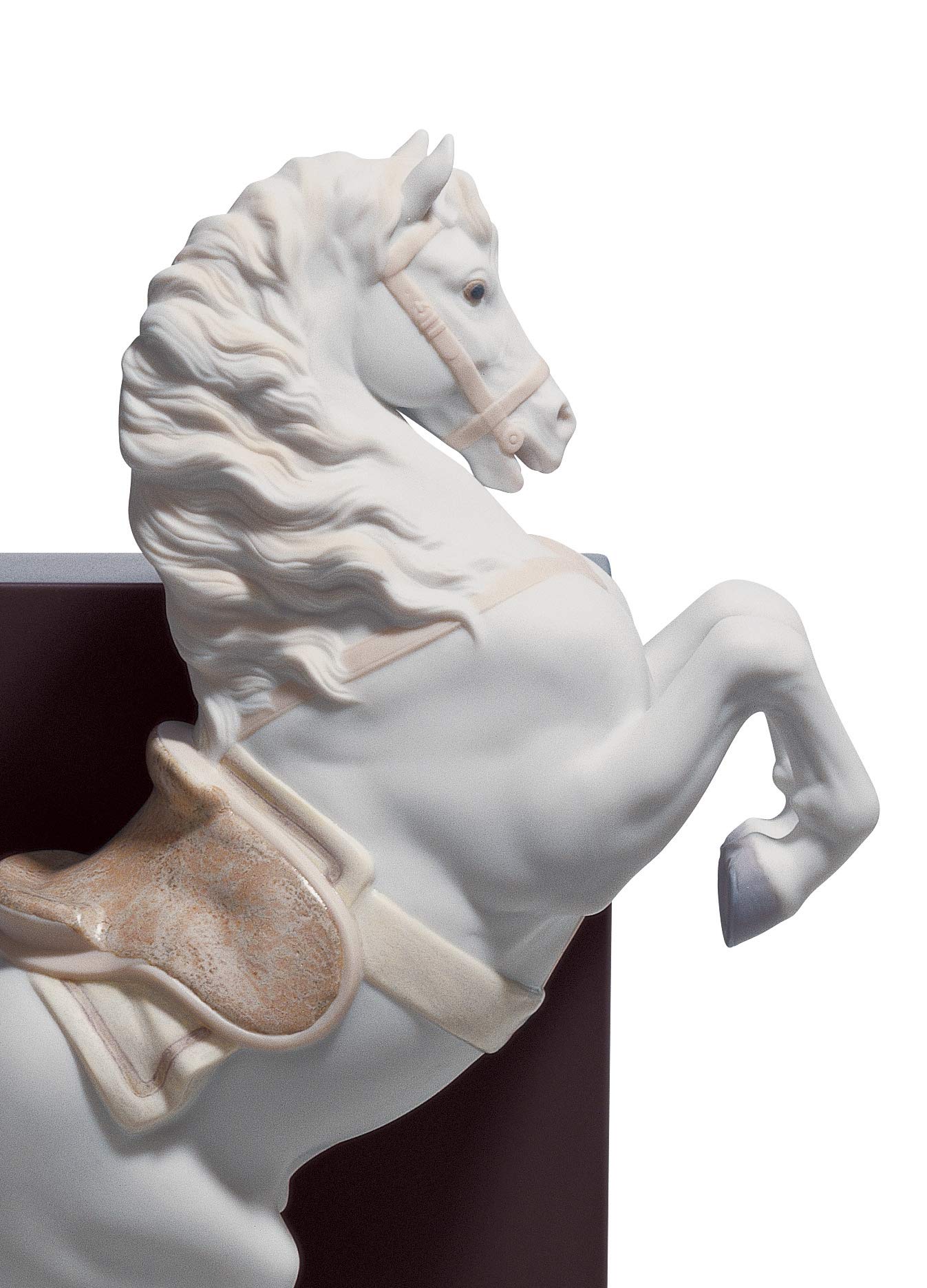 Lladró Cavallo In Courbette figurina porcellana cavallo