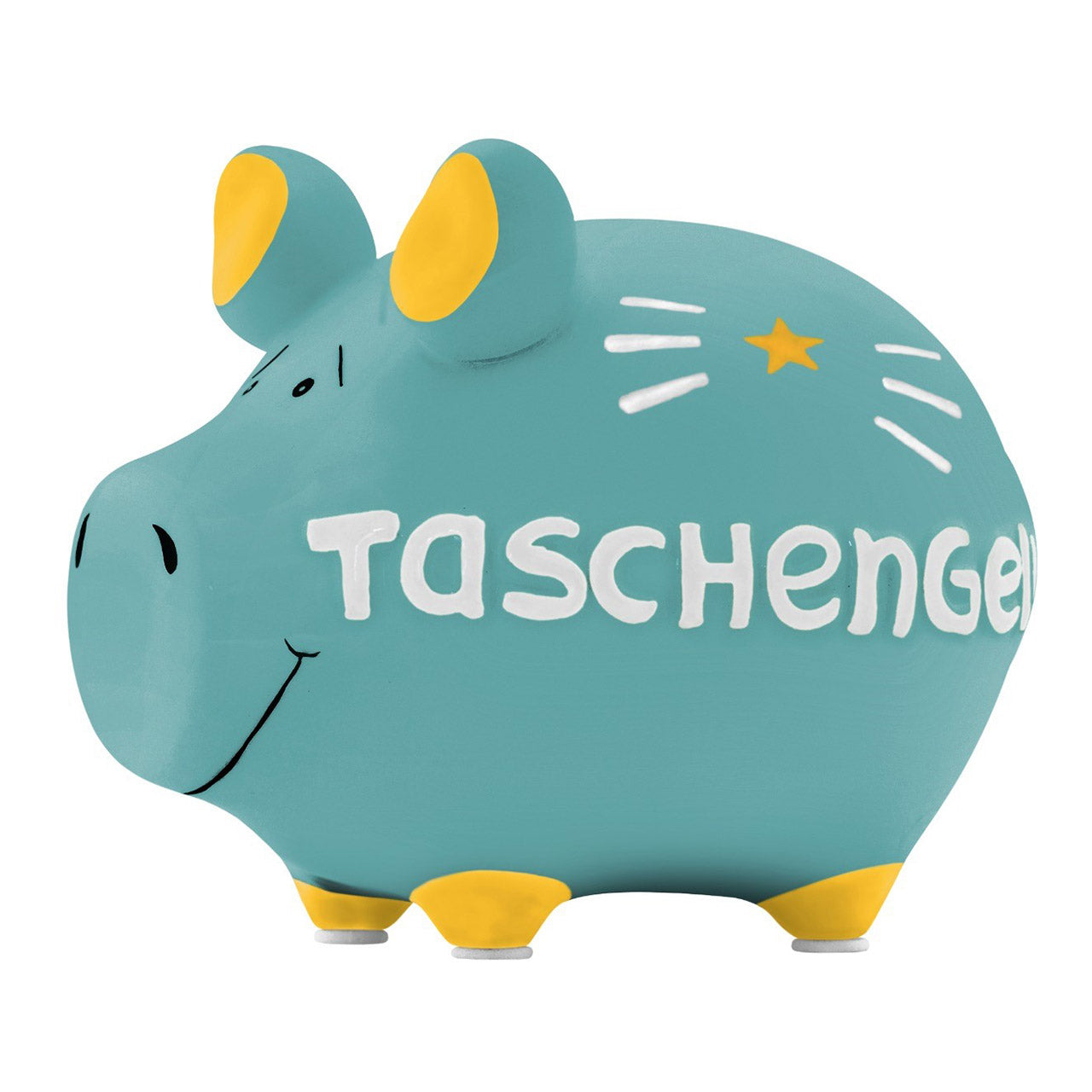 Sparschwein Kleinschweine Taschengeld salvadanaio piccolo verde ceramica