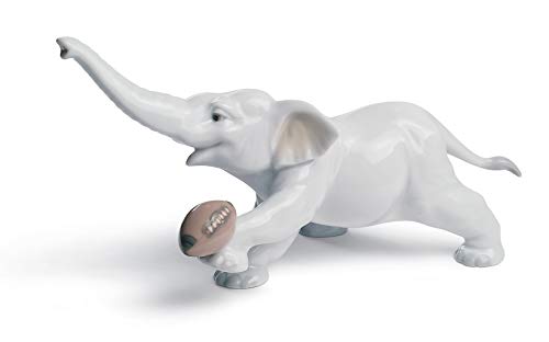 Lladró Sculture Prova figurina porcellana elefante chiaro