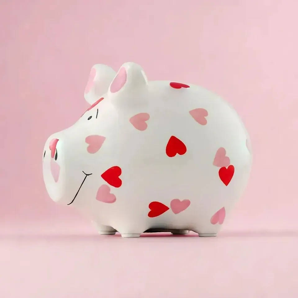Sparschwein Company Kleinschweine Liebe salvadanaio maialino ceramica