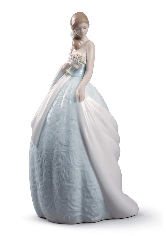 Lladró Sculture Sposa Il Suo Giorno Speciale figurina porcellana sposa