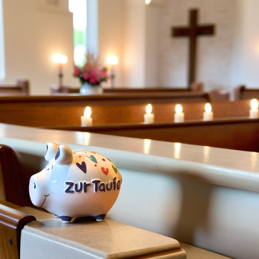 Sparschwein Company Zur Taufe salvadanaio piccolo battesimo
