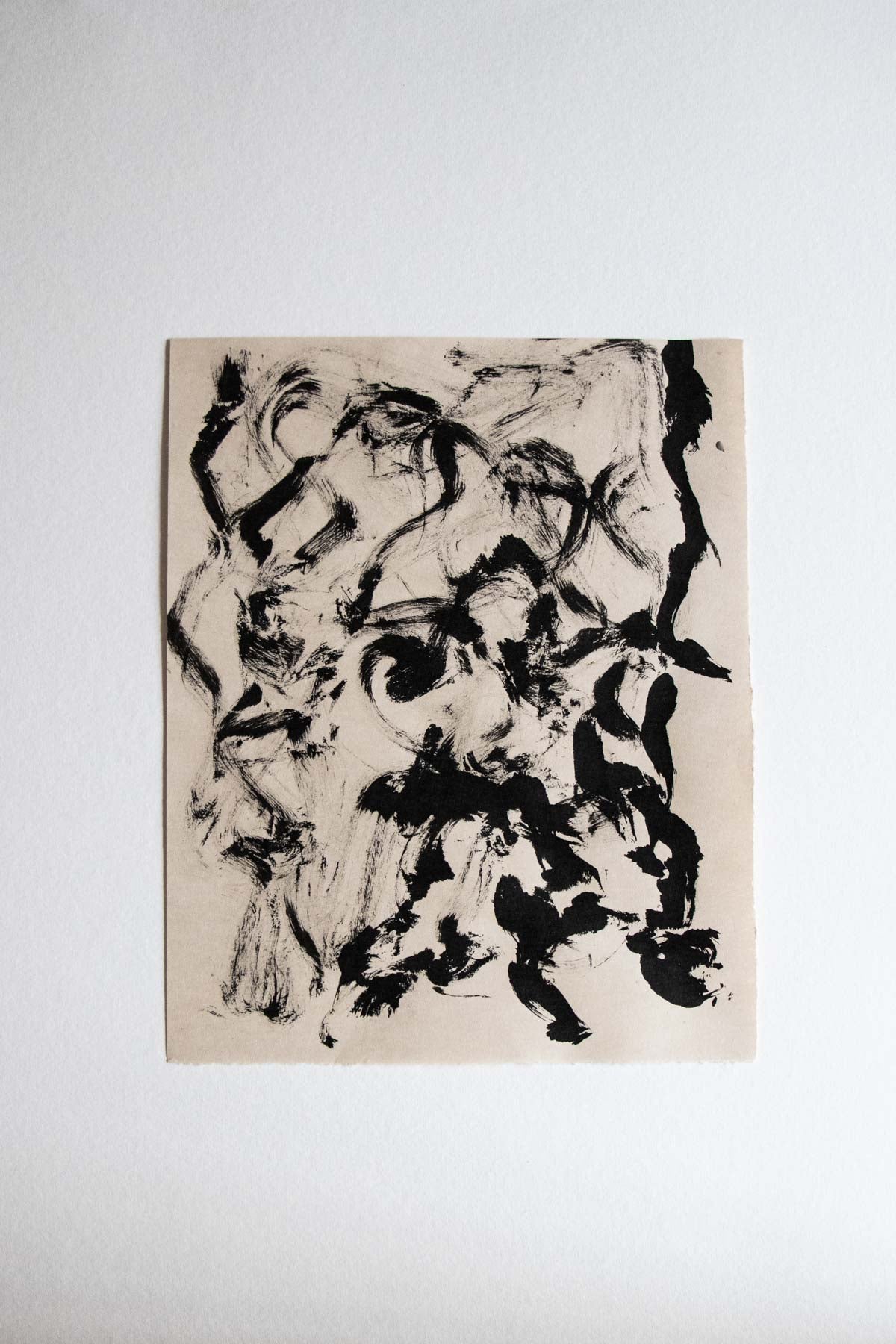 ClaireLune Pennellate di inchiostro Untitled II stampa fine art