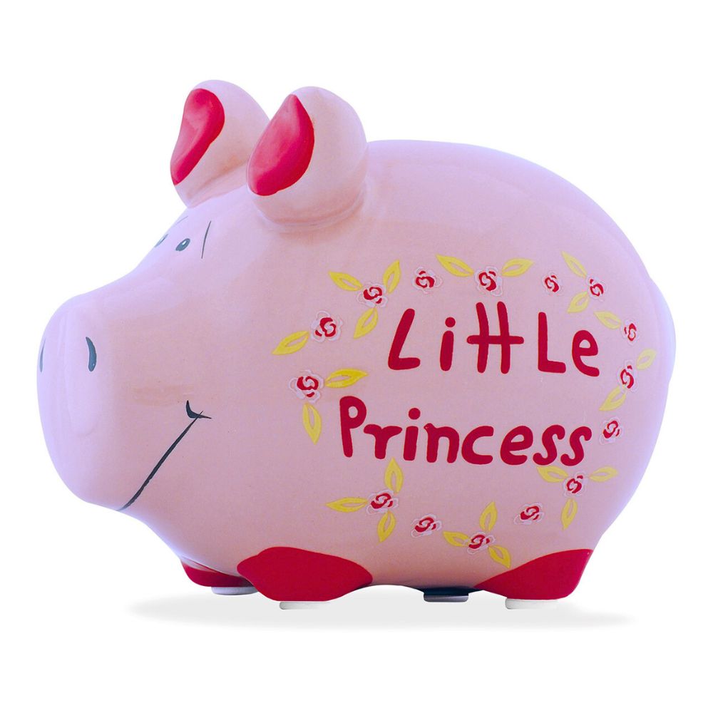 Sparschwein Company Kleinschweine Little Princess salvadanaio rosa
