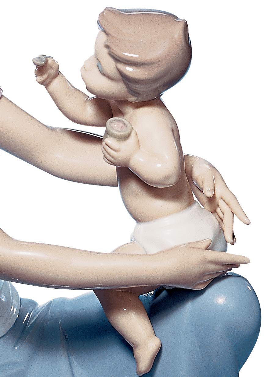 Lladró Uno Per Te E Uno Per Me figurina madre porcellana
