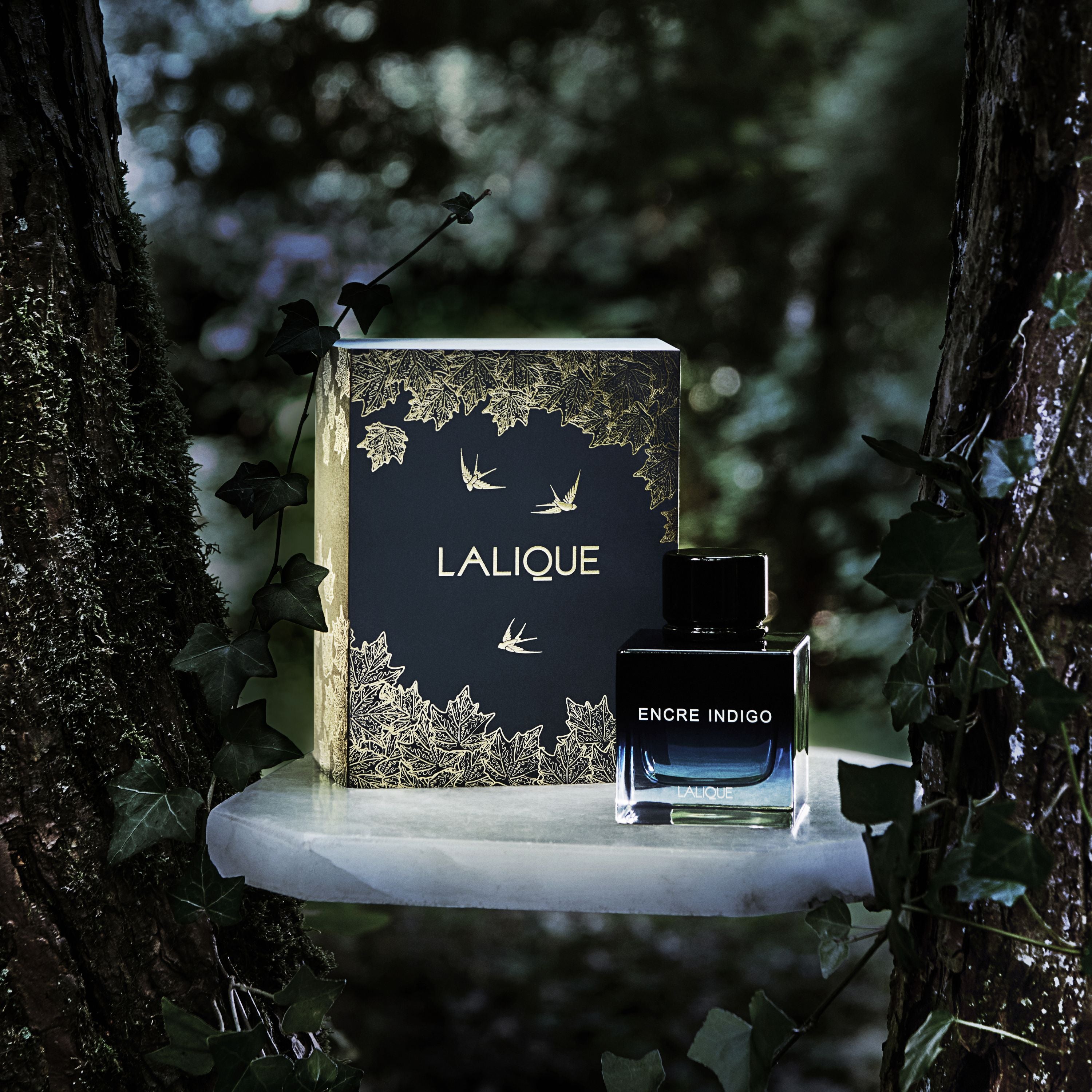 Lalique Encre Indigo cofanetto profumo uomo 100 ml legnoso