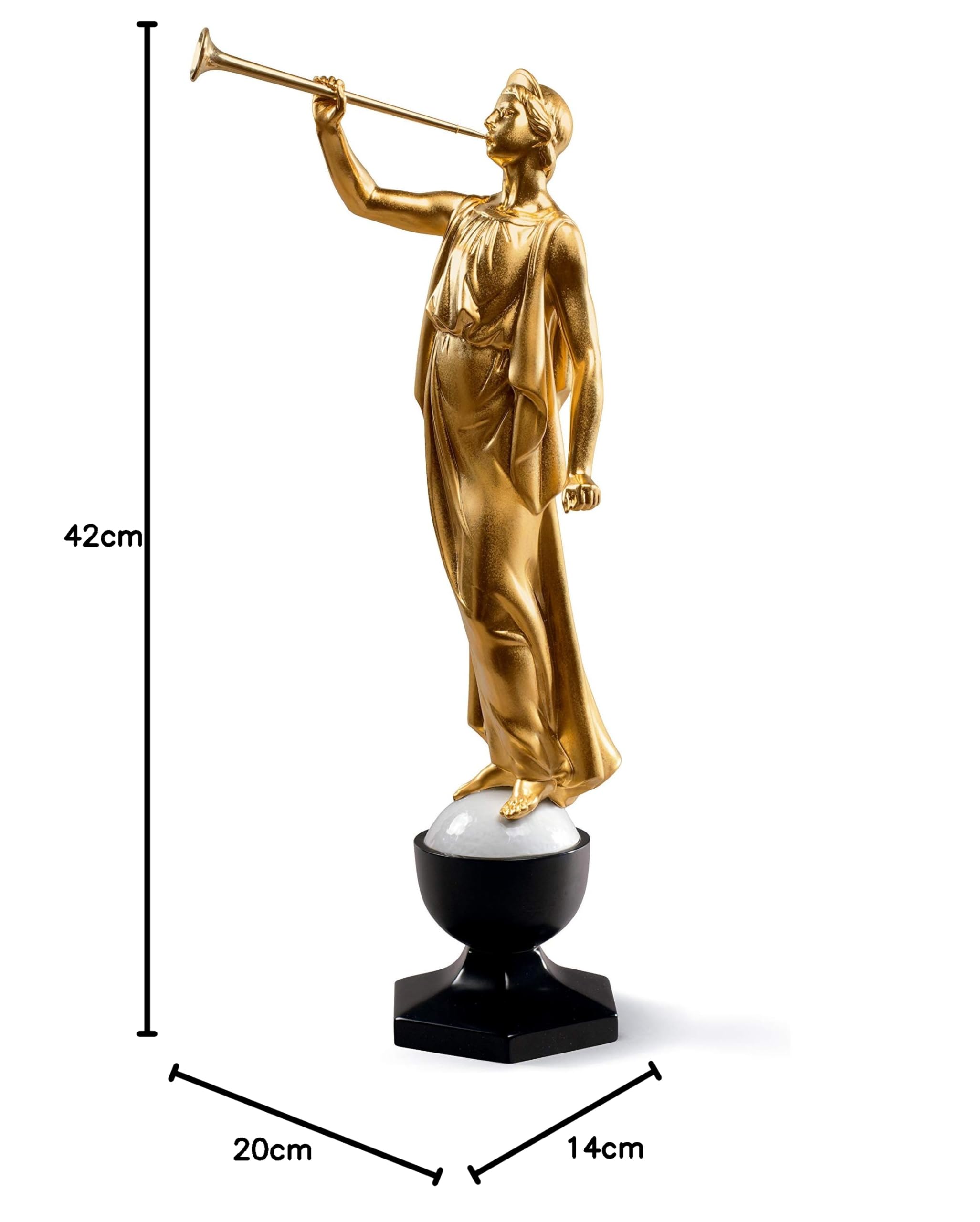 Lladró Sculture Angel Moroni statuetta angelo porcellana