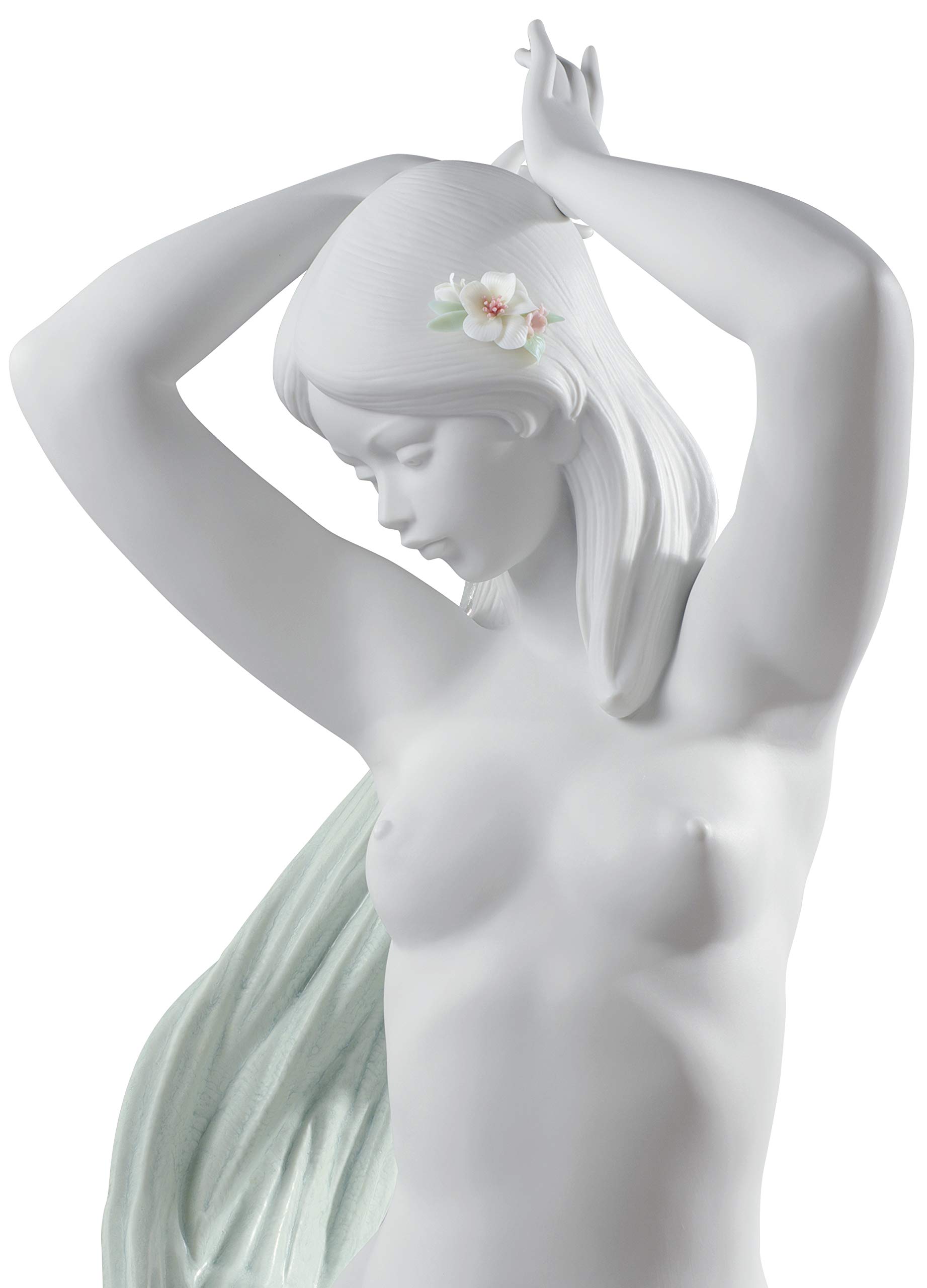 Lladró Venere figurina donna porcellana bianca opaca