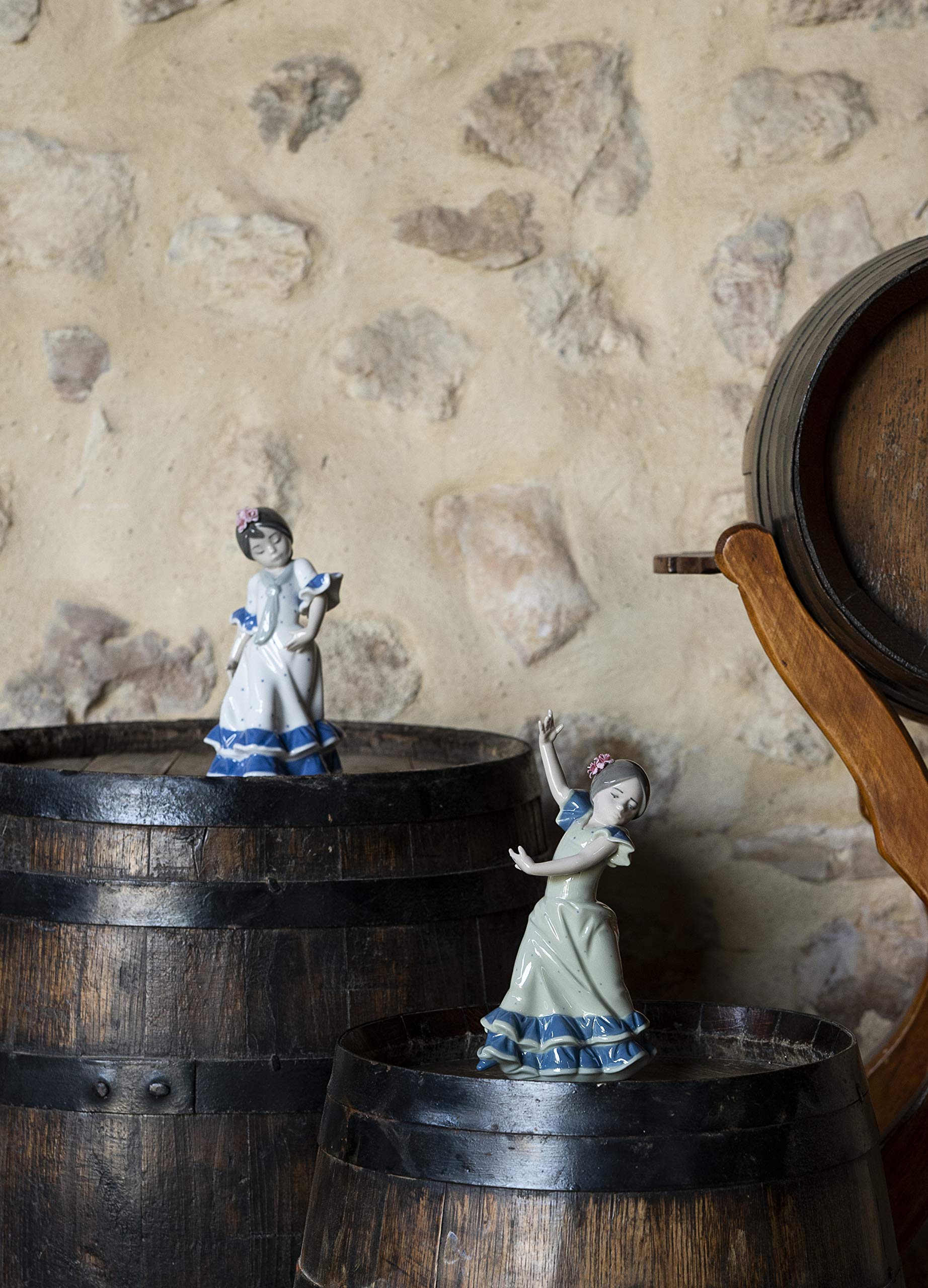 Lladró Sculture Ballerina Azzurra Figurina Porcellana
