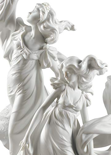 Lladró Sculture Allegoria Libertà Donna Bianca Porcellana