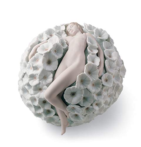 Lladró Sogno tra i Fiori figurina porcellana donna con fiori
