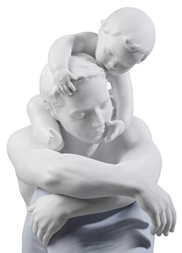 Lladró Sculture Ti voglio bene papà figurina padre figlio
