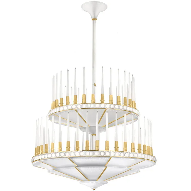 Lalique Perles Lampadario Cristallo 2 Livelli Ø 1340 mm