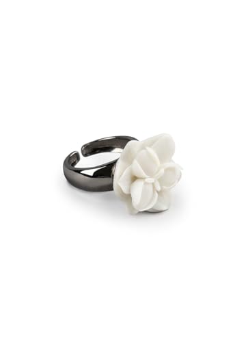 Lladró Orchidea anello in porcellana fiore fatto a mano