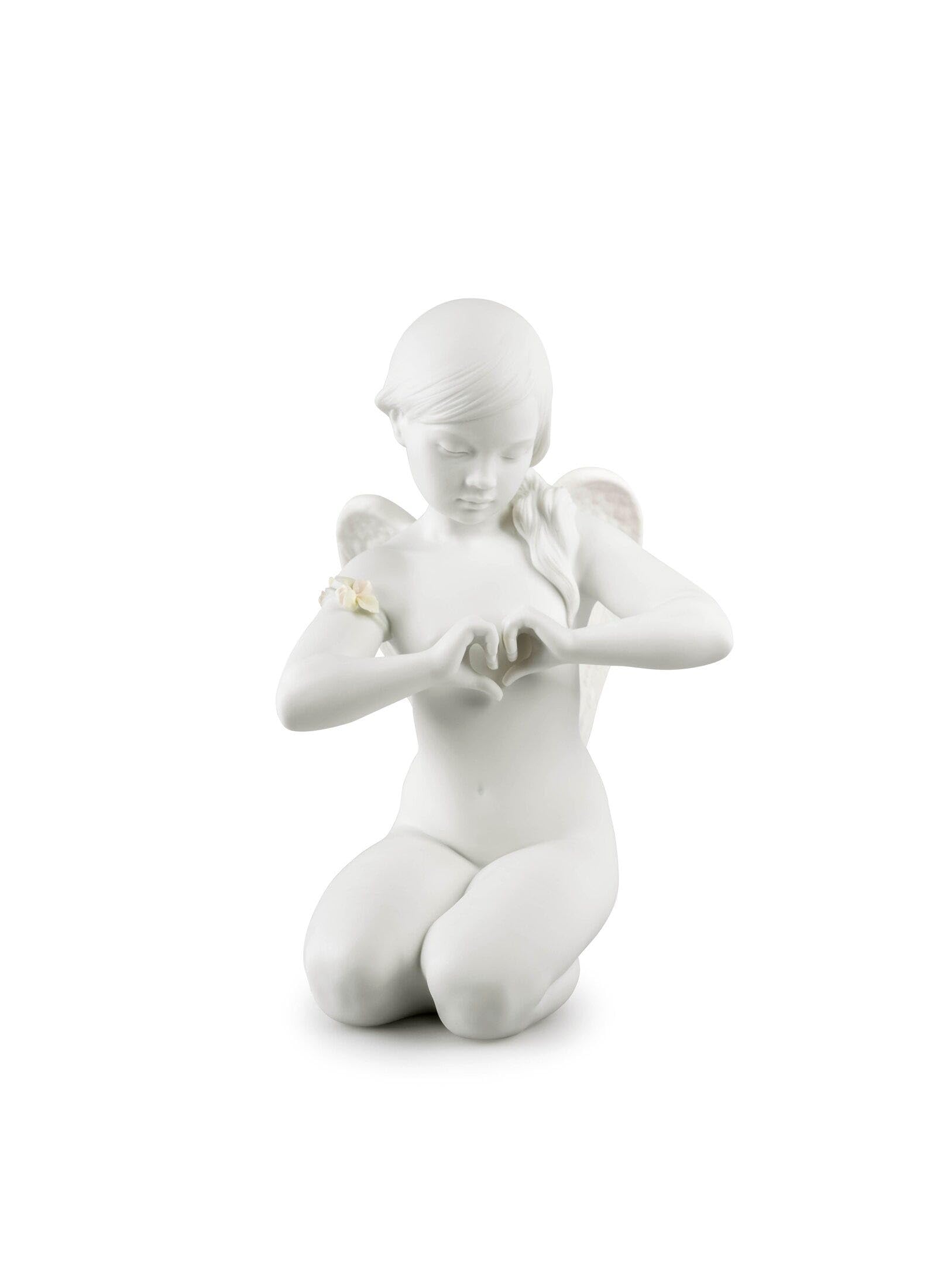 Lladró Angelo Cuore Celestiale scultura porcellana angelo