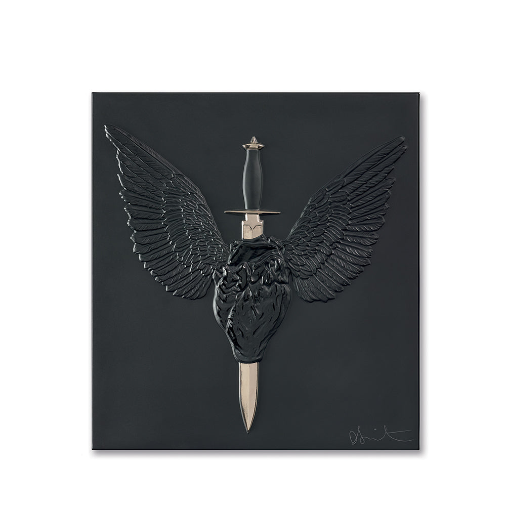 Lalique Art Eternal Prayer 2017 pannello decorativo nero platino