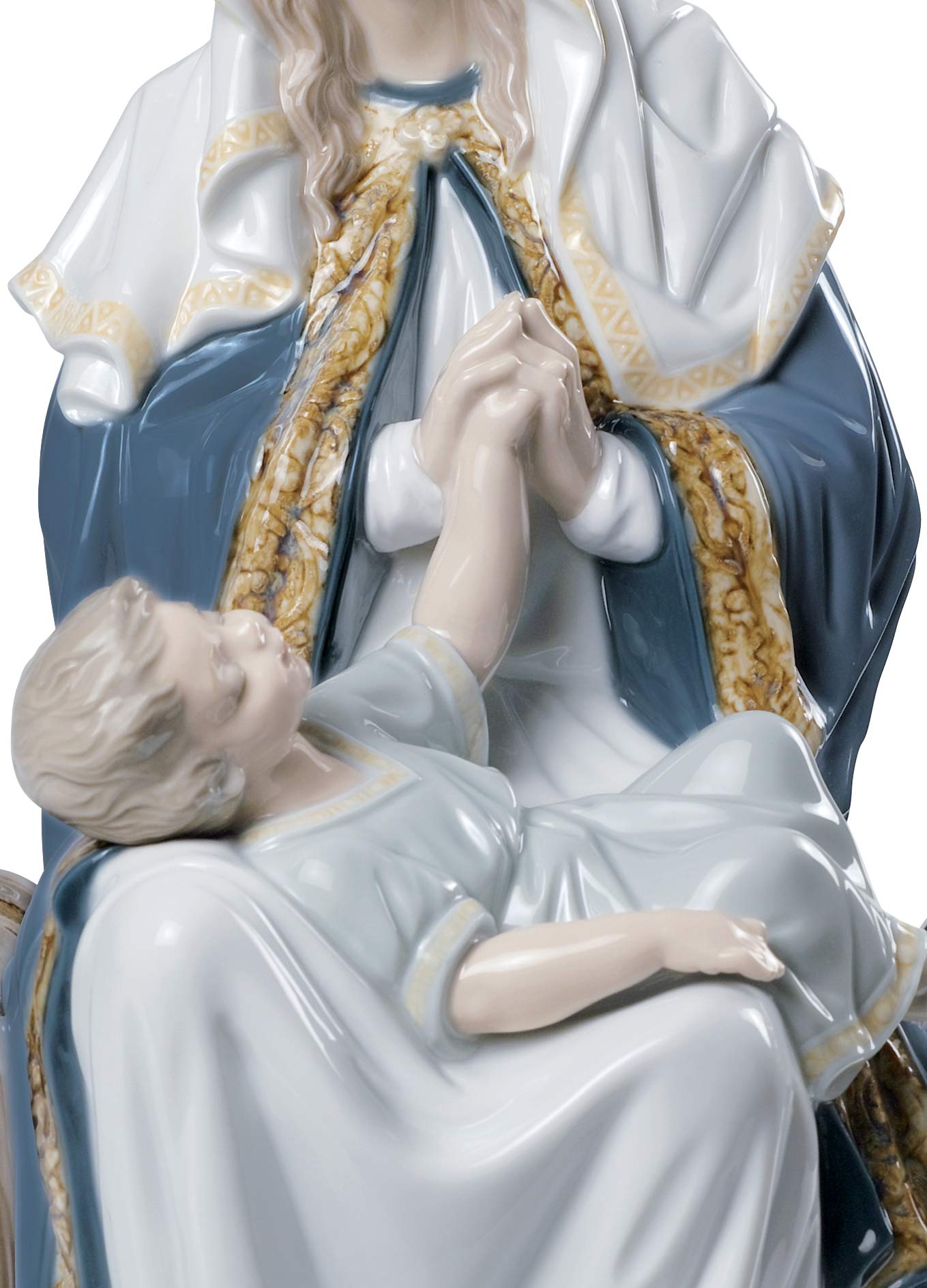 Lladró Sculture Madonna Divina Provvidenza figurina porcellana