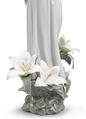 Lladró Sculture Madonna dei Fiori Statuetta Porcellana