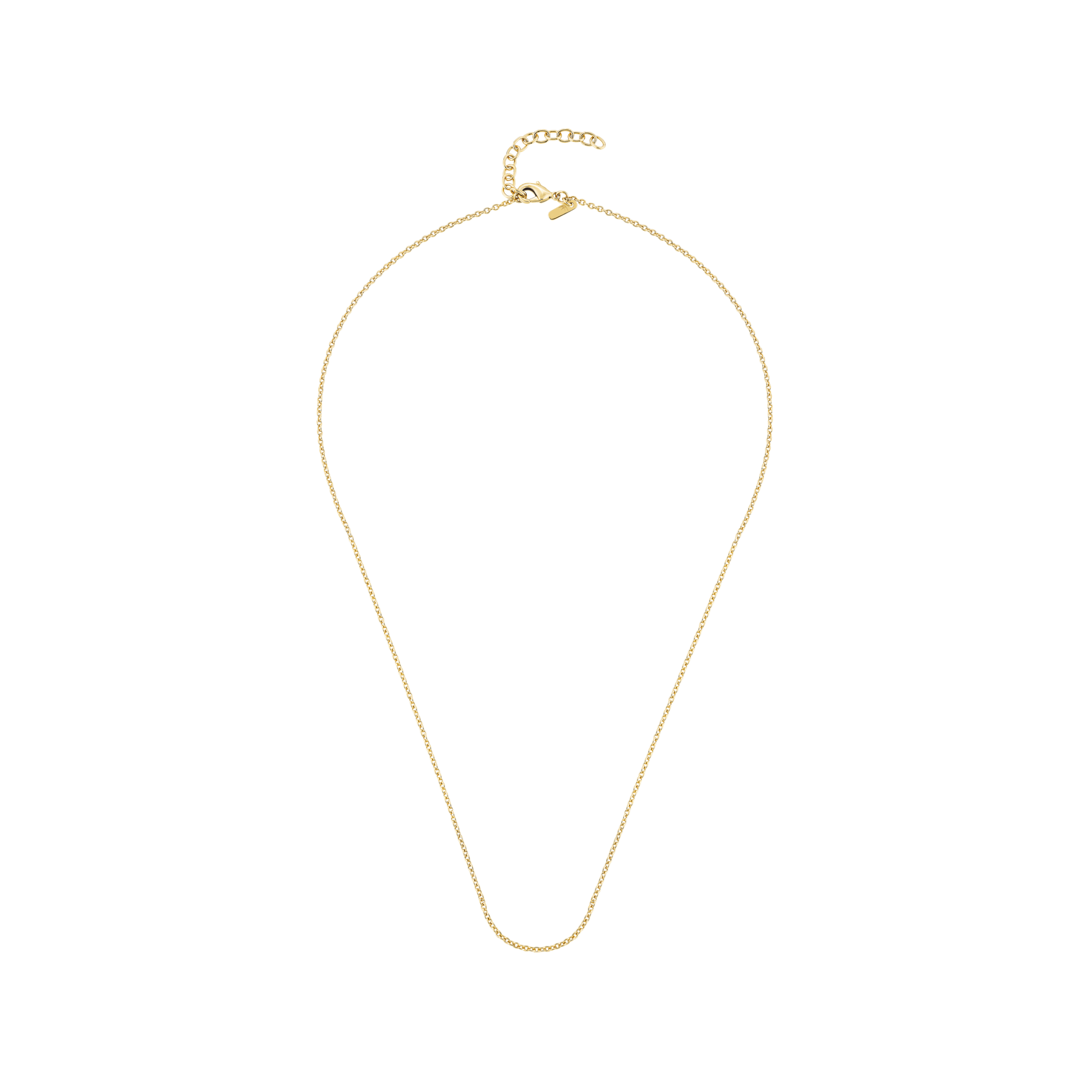 René Lalique Forcat collana ottone 52 cm placcato oro