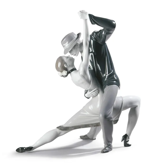 Lladró Sculture Coppia Tango Appassionato scultura porcellana limitata