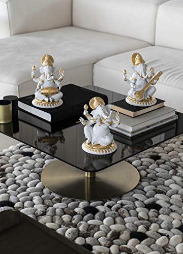 Lladró Sculture Ganesha con Mridangam figurina oro lustro