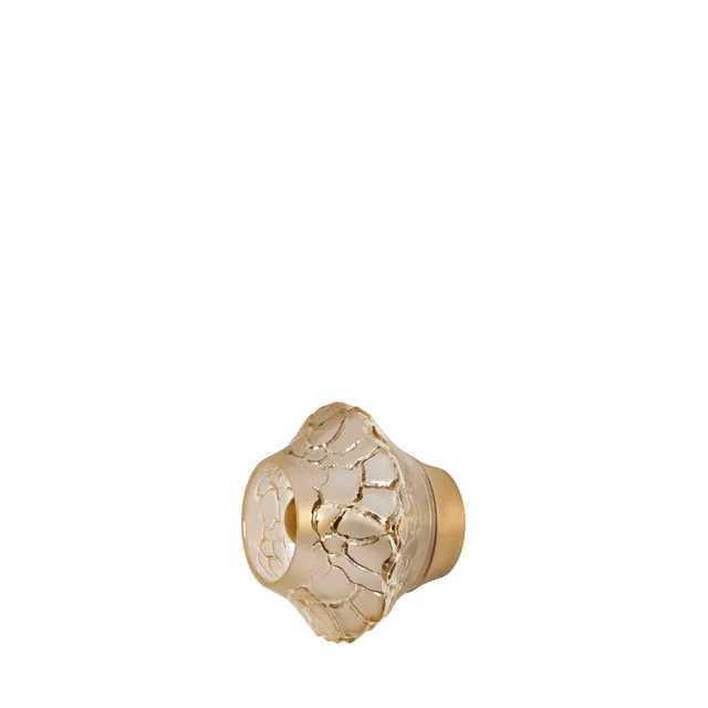 René Lalique Caldera applique da parete cristallo oro