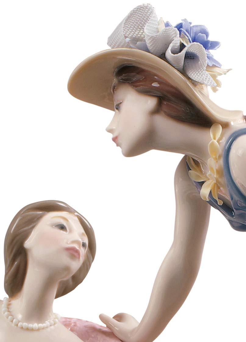 Lladró Sculture Come Va La Festa? statua donne porcellana