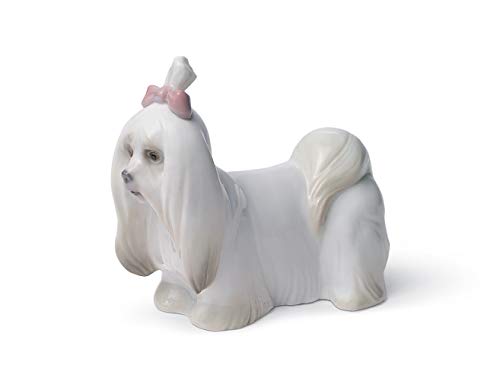 Lladró Sculture Cane Maltese statuetta porcellana animale