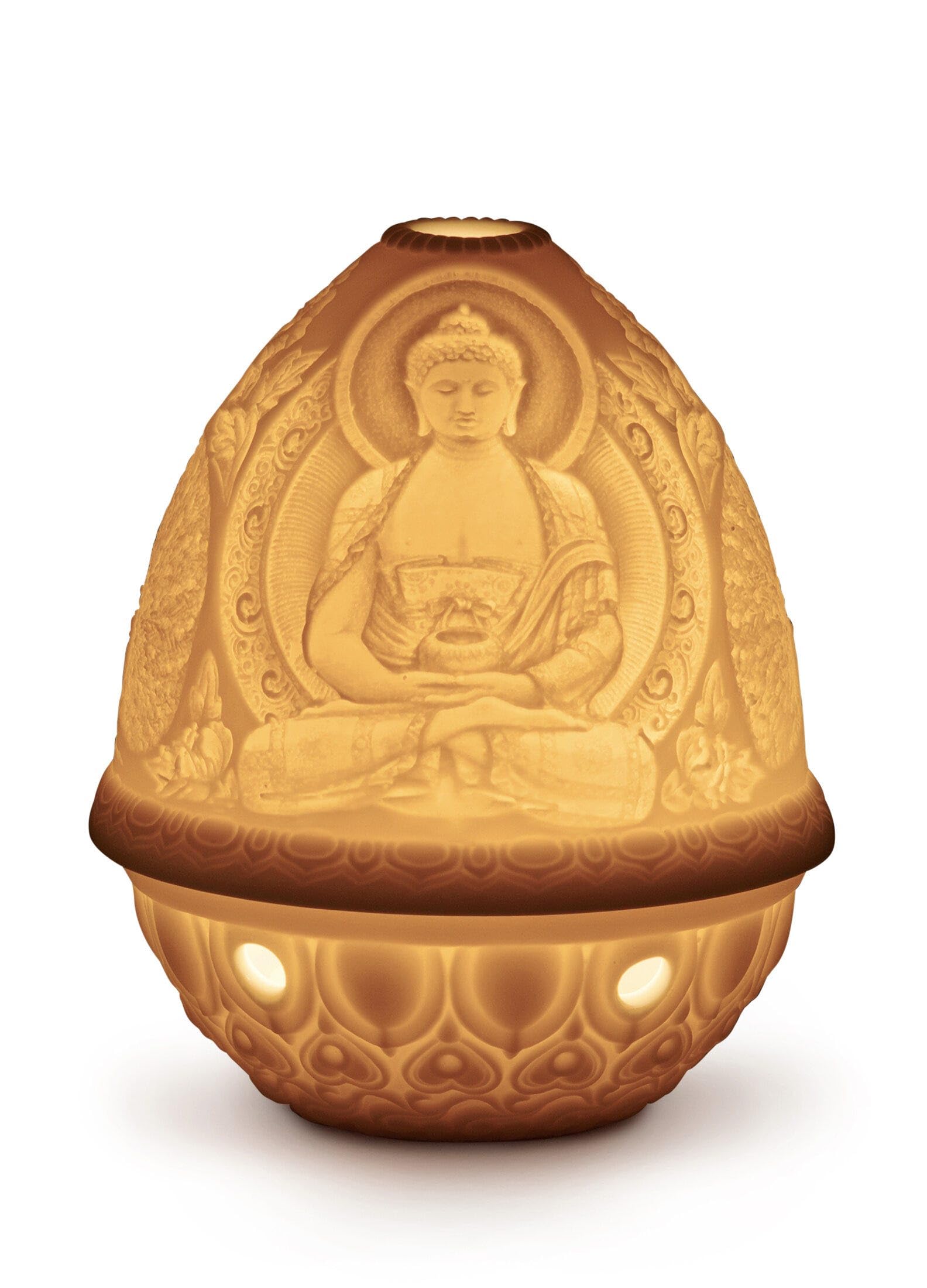 Lladró Accessori Decorativi Litofania Budda porcellana
