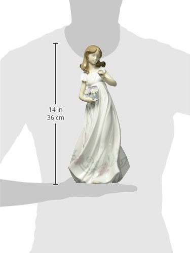 Lladró Tesori della Terra figurina porcellana donna fiori