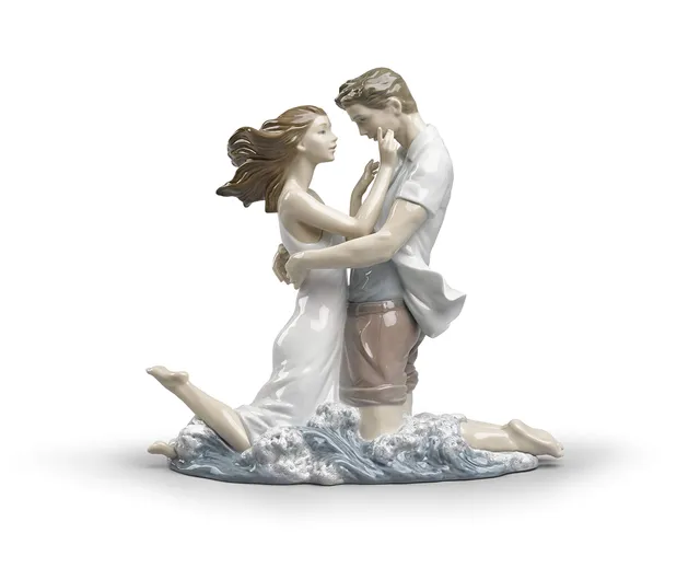 Lladró Sculture Ebbrezza Amore figurina porcellana coppia fidanzati