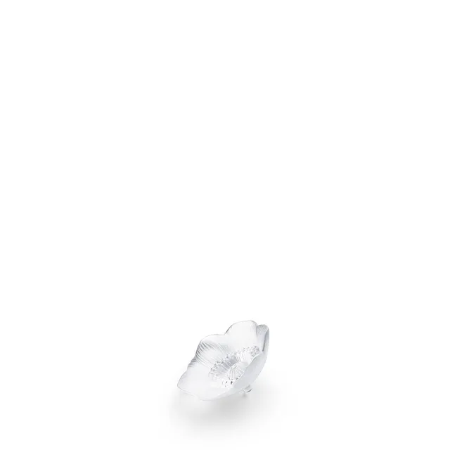 Lalique Anemone Scultura Piccola Cristallo Taglia S