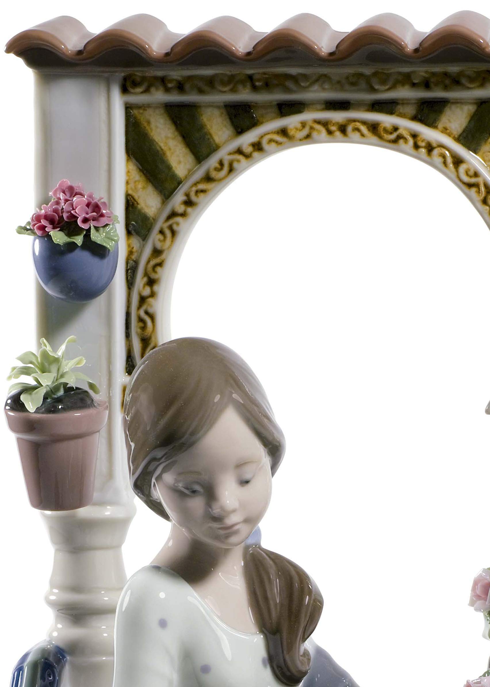 Lladró Sculture Patio Andaluz statuetta donna porcellana limitata